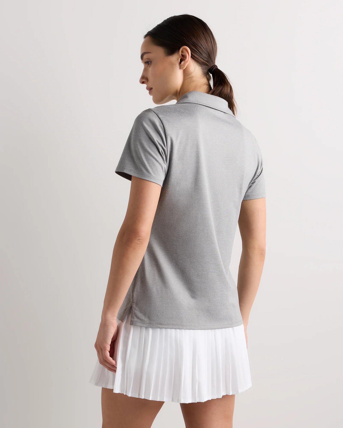 Flowknit Breeze Short Sleeve Polo - XS / Charcoal