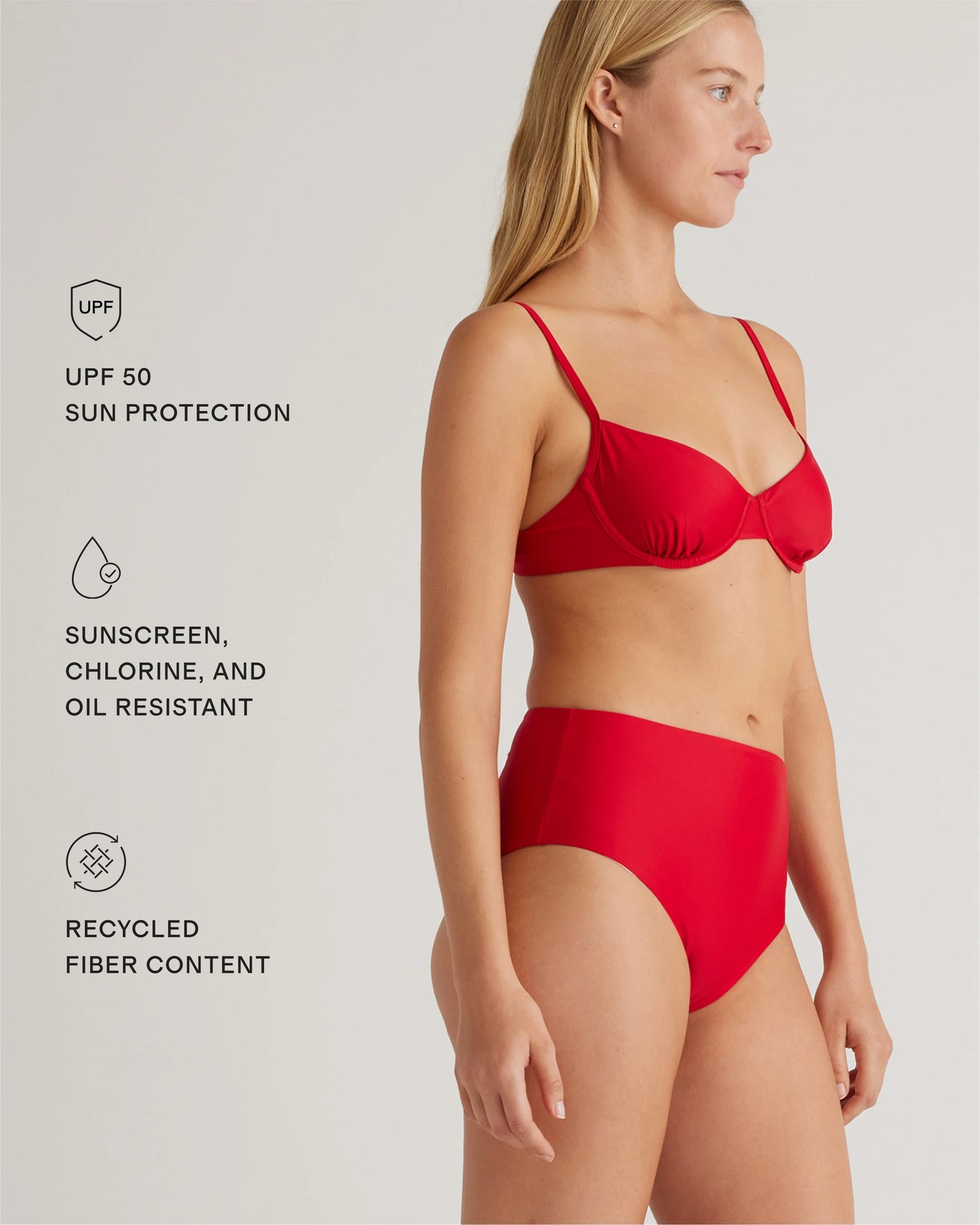 Italian Demi Bikini Top - XS / Deep Navy