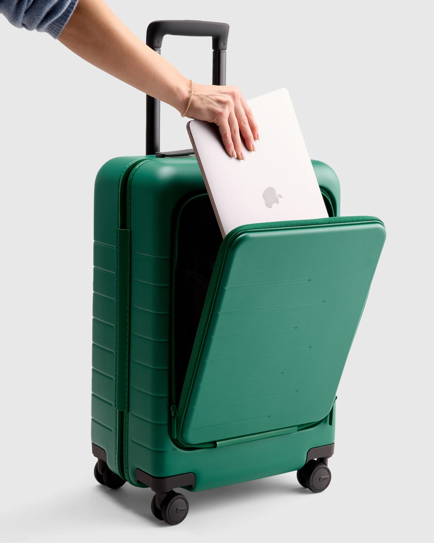Front Pocket Carry-On Suitcase - One Size / Lavender