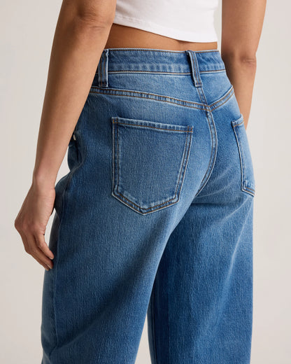 Bella Stretch Barrel Jeans - 24 / Cool Blue