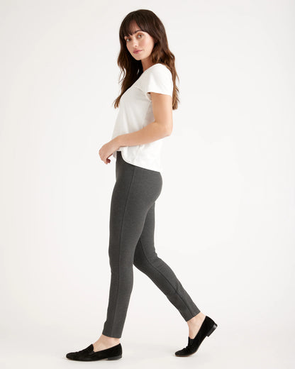 Ultra-Stretch Ponte Skinny Pants - XS / Charcoal