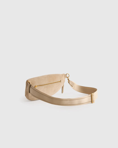 Quinn Suede Sling Bag - One Size / Whiskey