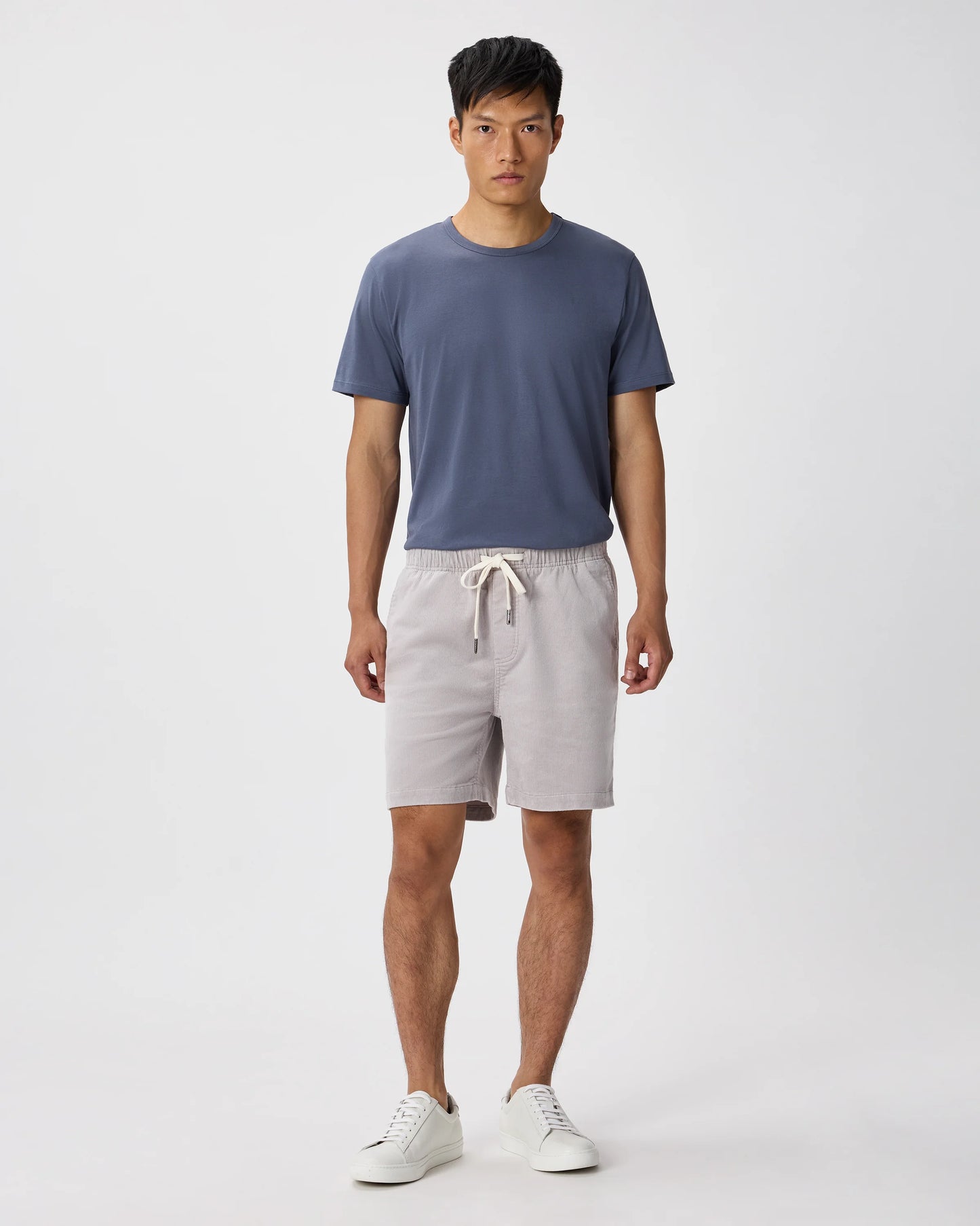 Organic Stretch Corduroy Shorts - 6" - S / Granite Grey