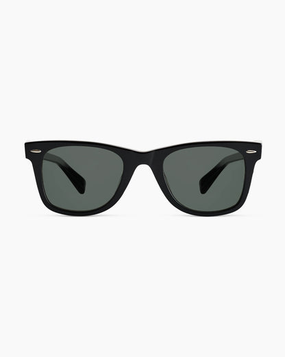 Walker Polarized Acetate Sunglasses - One Size / Clear Slate with Grey lens