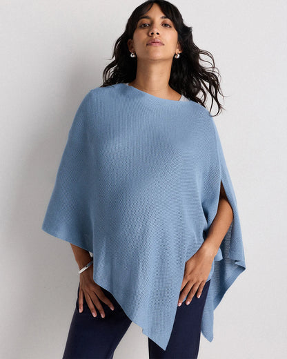 Lightweight Cotton Cashmere Nursing Shawl - One Size / Pale Custard Yellow