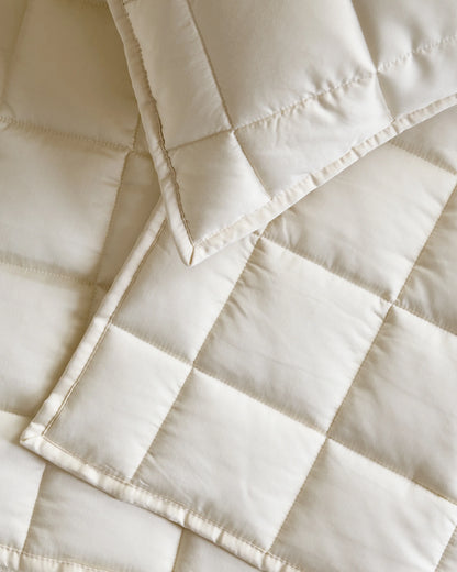 Bamboo Box Quilt Set - Twin / Sage