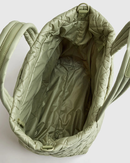 Transit Quilted Carry-All Tote - One Size / Porcelain Blue
