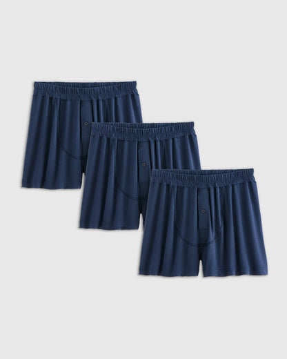 Micromodal Stretch Boxer Short (3-Pack) - XS / Navy