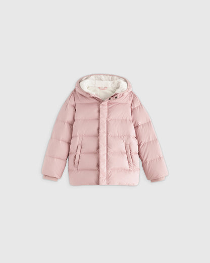 Heavyweight Down Puffer Coat - 2T / Pale Mauve