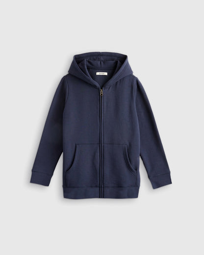 SuperSoft Fleece Zip Up Hoodie - 2T / Soft Sage