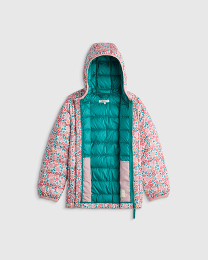 Lightweight Down Hooded Puffer Jacket - 6 / Blue Moon