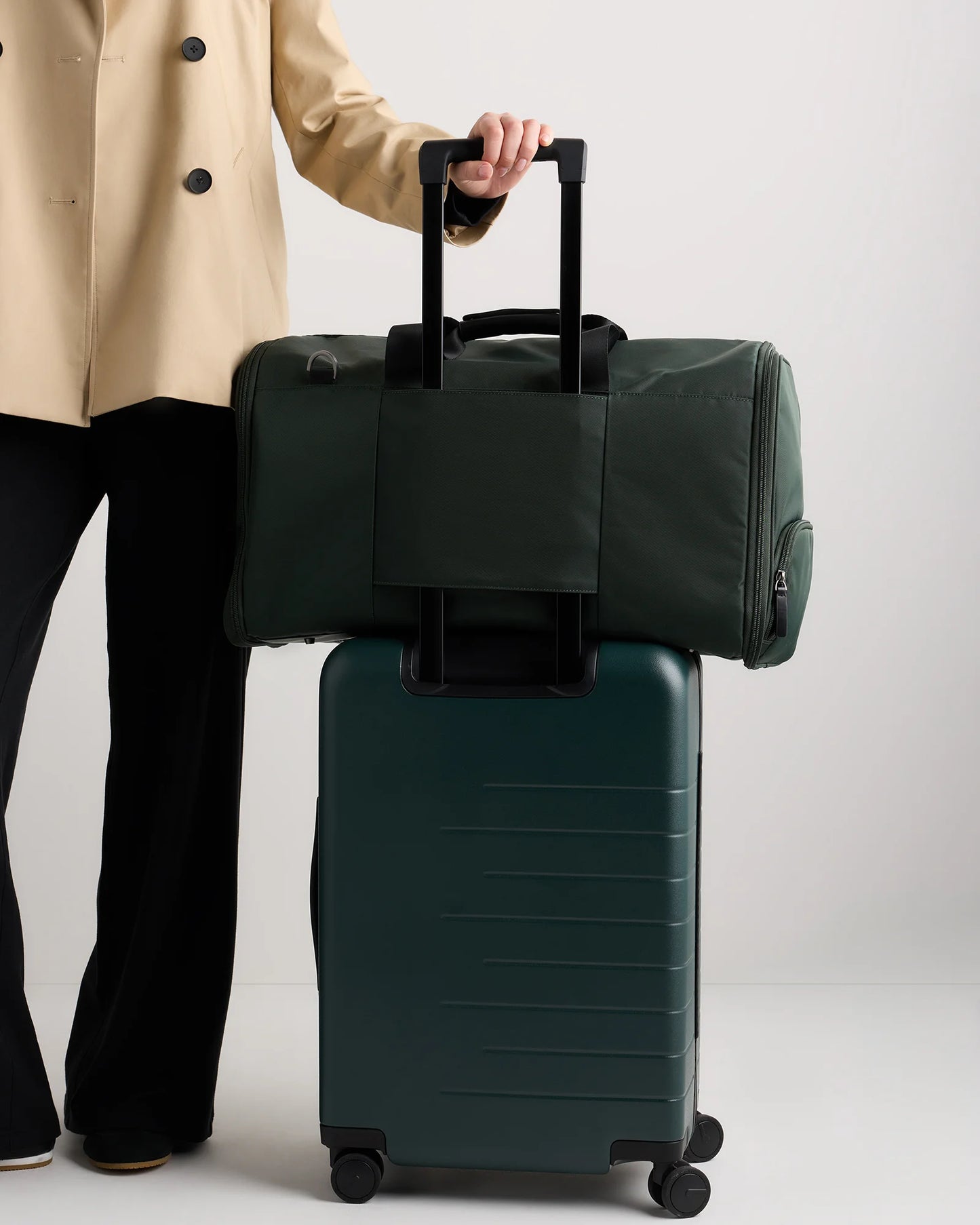 Voyage Nylon Garment Duffle - One Size / Dark Green