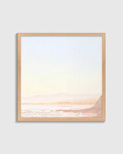Blue Summer by Kristi McDonald - 21.25"x21.25" / Oak