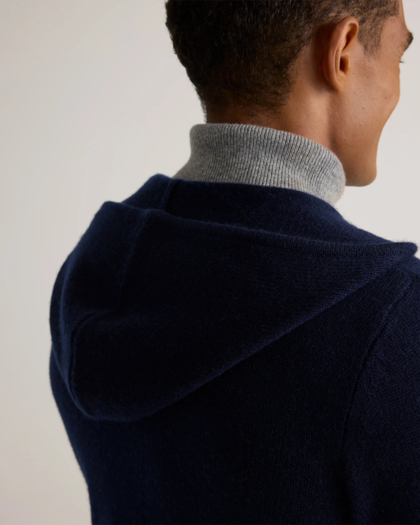 Mongolian Cashmere Full-Zip Hoodie - S / Teak