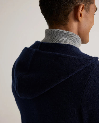 Mongolian Cashmere Full-Zip Hoodie - S / Teak
