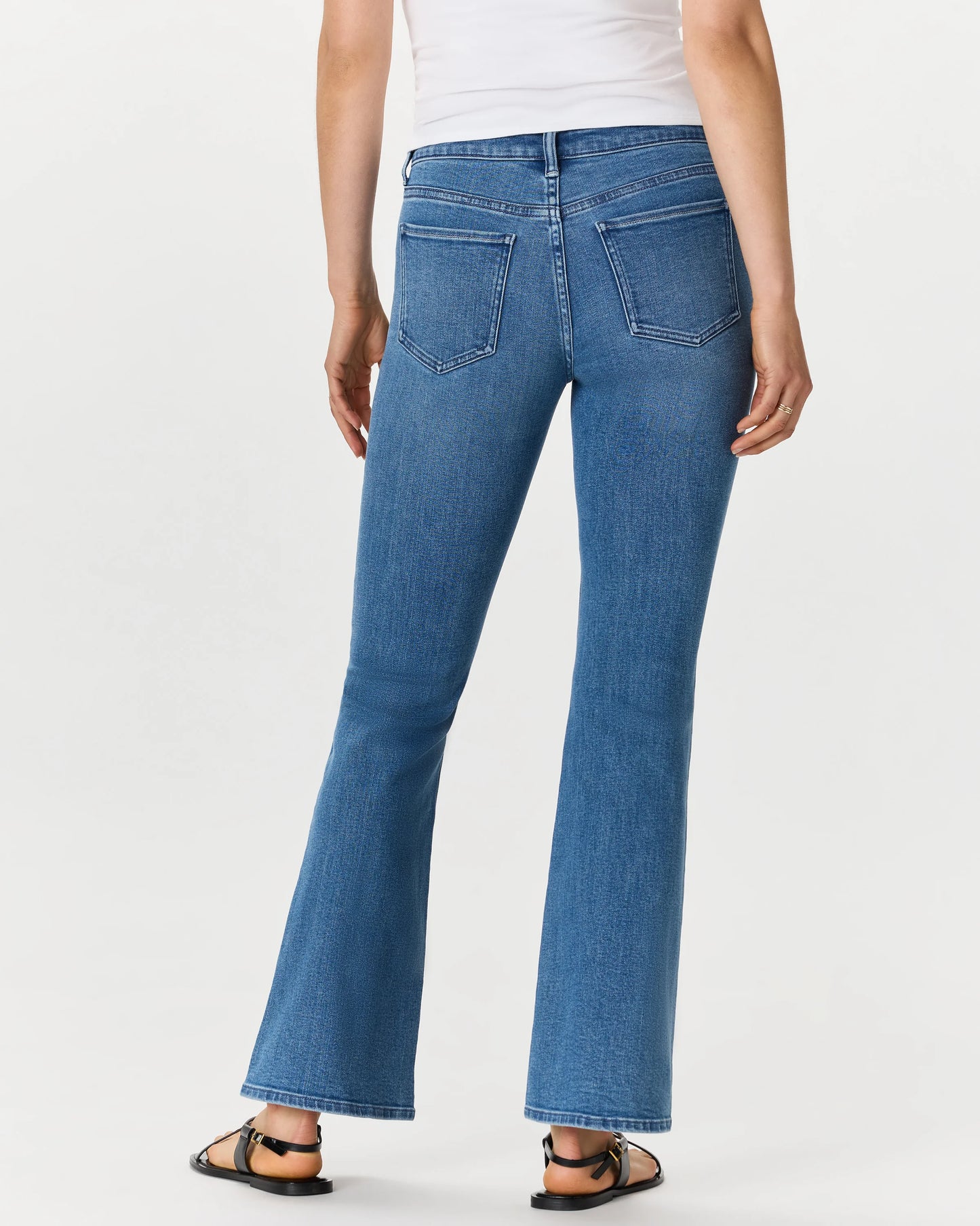 Luna Stretch Flare Jeans - 24 / Black