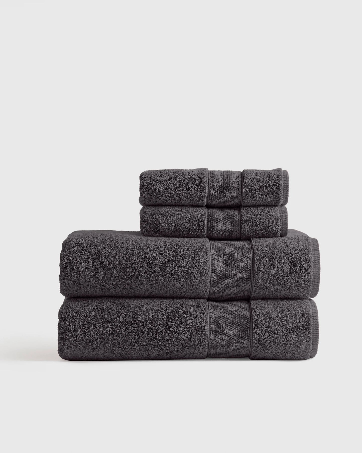 Classic Organic Turkish Cotton Bath Sheet Bundle (4 pieces) - One Size / White