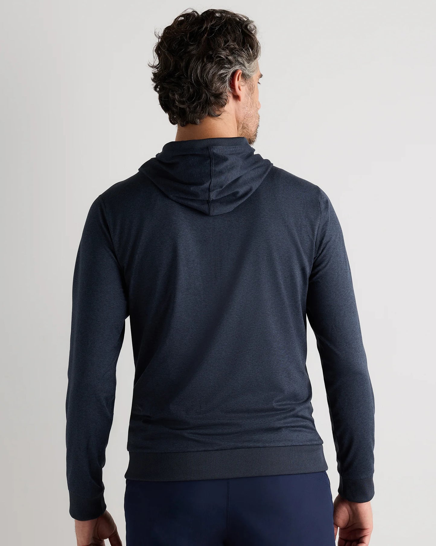 Flowknit Performance Full-Zip Chest Pocket Hoodie - XS / Heather Deep Navy