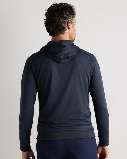 Flowknit Performance Full-Zip Chest Pocket Hoodie - XS / Heather Deep Navy