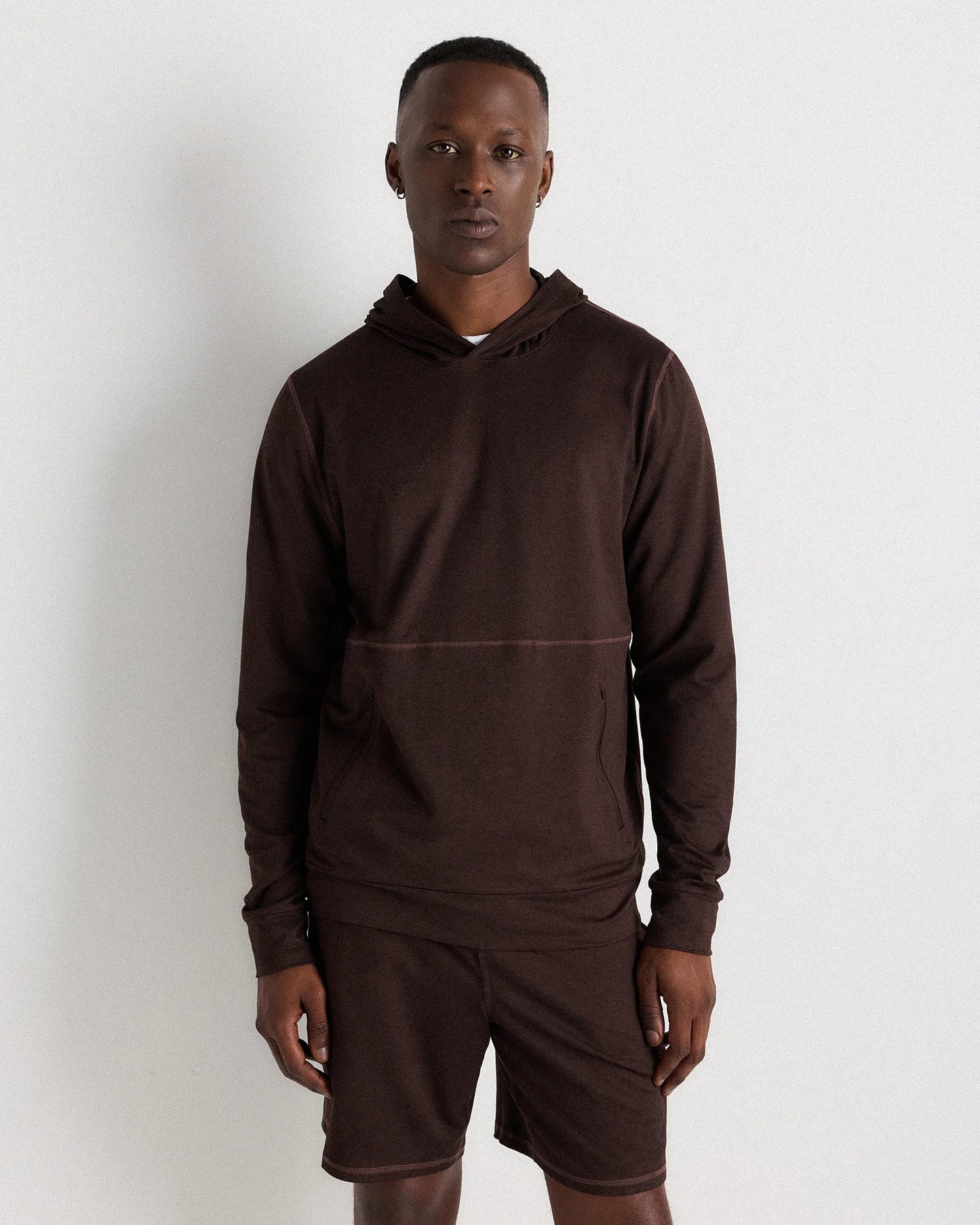 Flowknit Performance Hoodie - XS / Heather Coffee Bean Brown