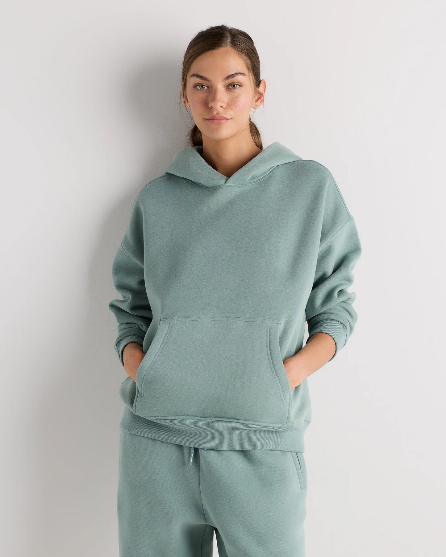 Everyday Fleece Hoodie - XS / Coastal Sage