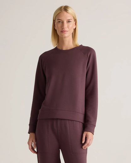 SuperSoft Fleece Crew - XS / Smoked Thyme Green