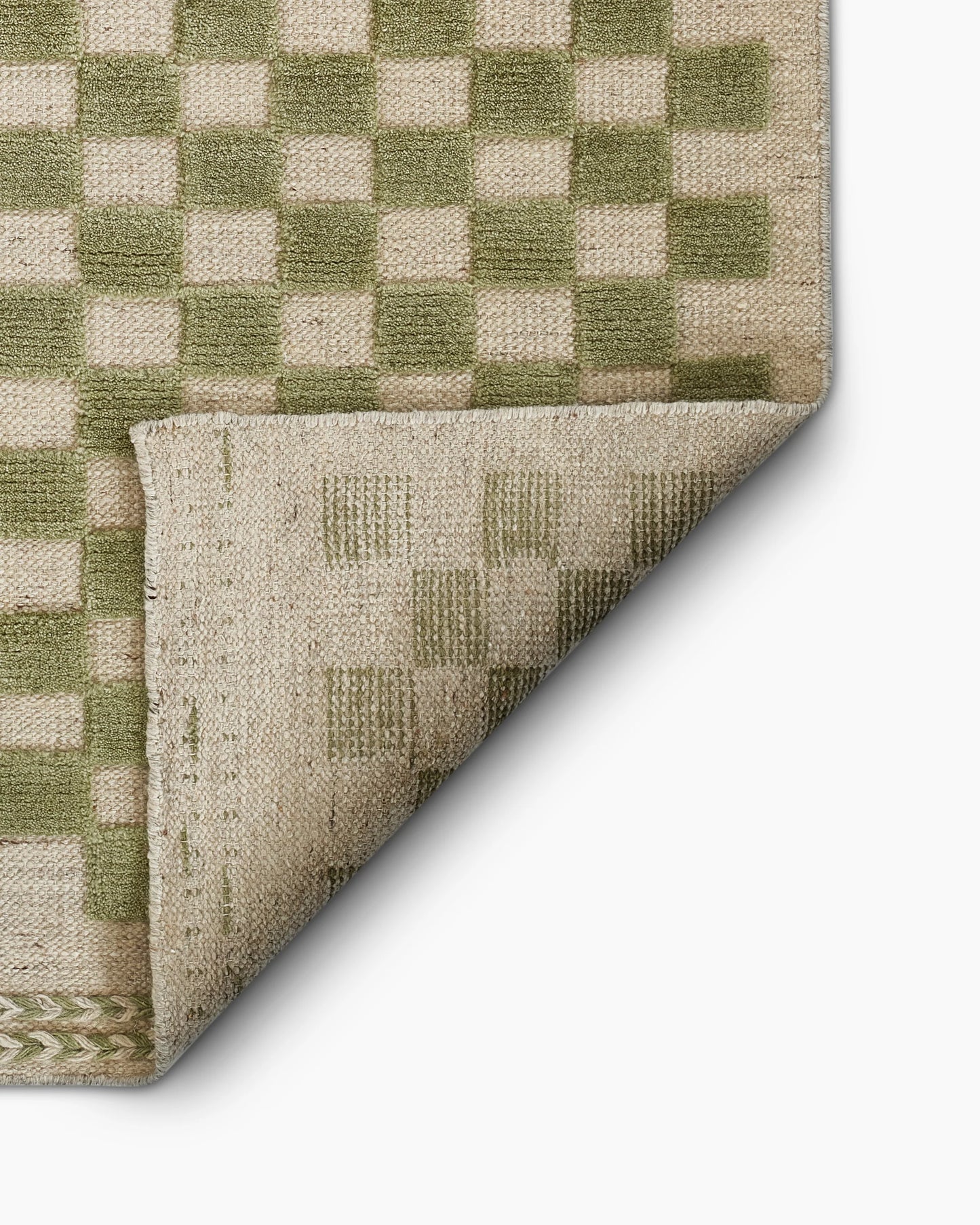 Romy Handwoven Wool Rug - 5' x 8' / Beige