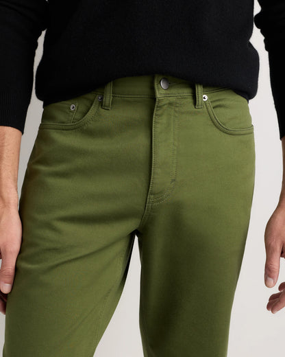 Comfort Stretch Traveler 5-Pocket Pants - Athletic Tapered - 30X30 / Chive