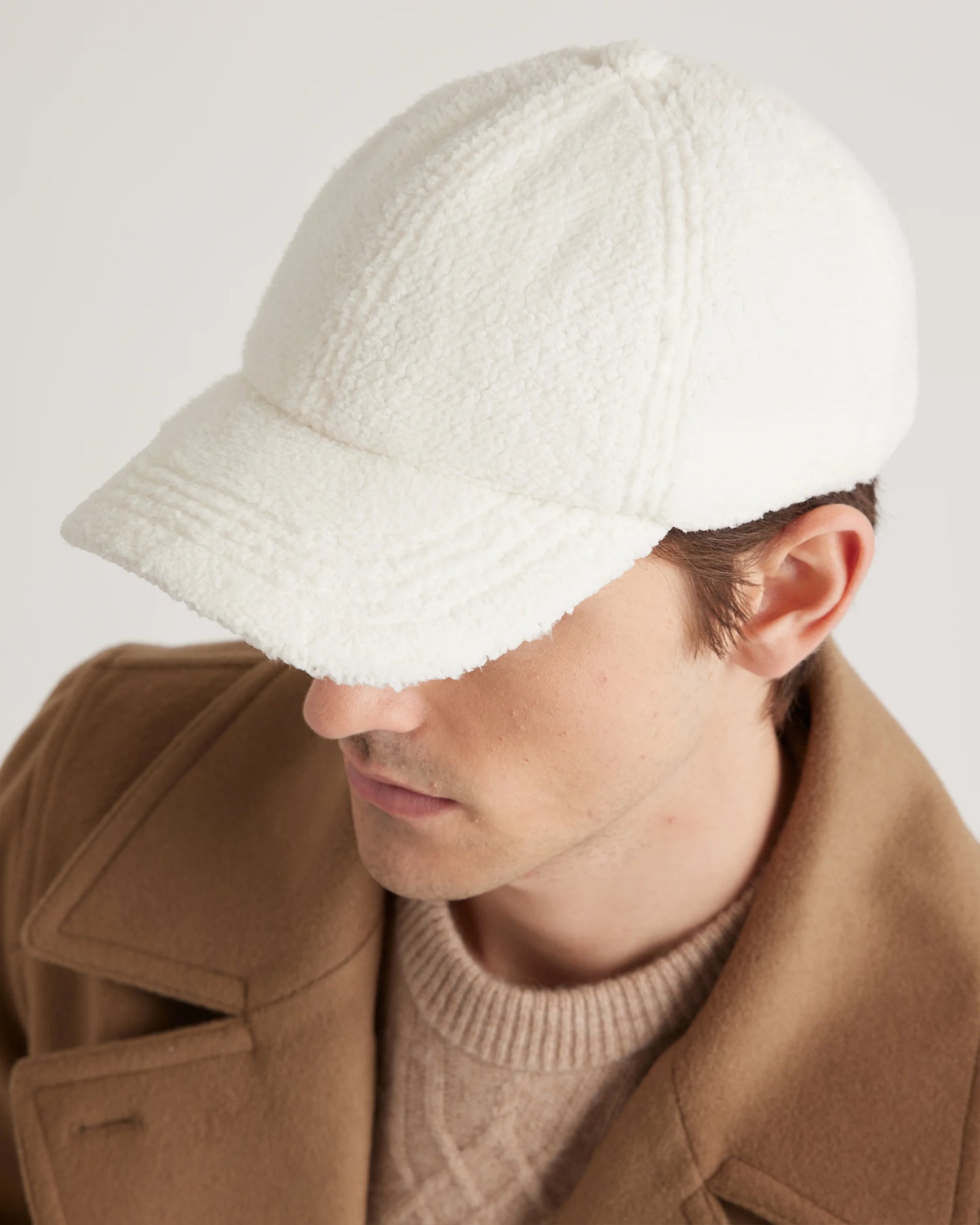 Sherpa Baseball Cap - XS/S / Ivory
