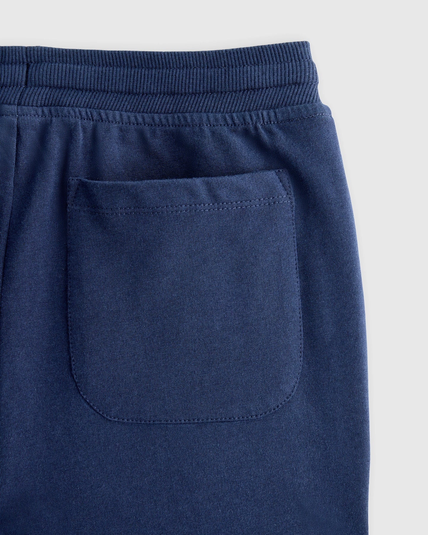 Organic Cotton French Terry Reinforced Knee Slim Jogger - 2T / Navy