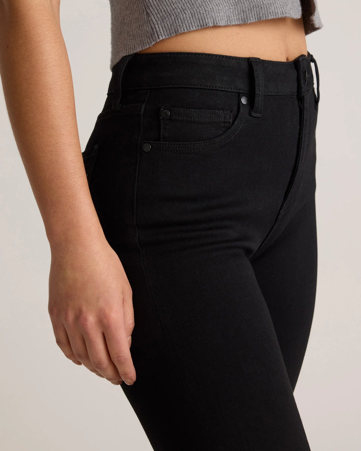 Bella Stretch Straight Jeans - 24 / Twilight Blue Fray