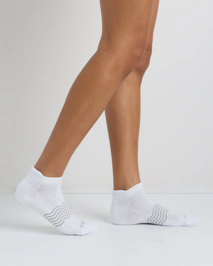 Everyday Cotton Solid Ankle Socks (4-pack) - S / White