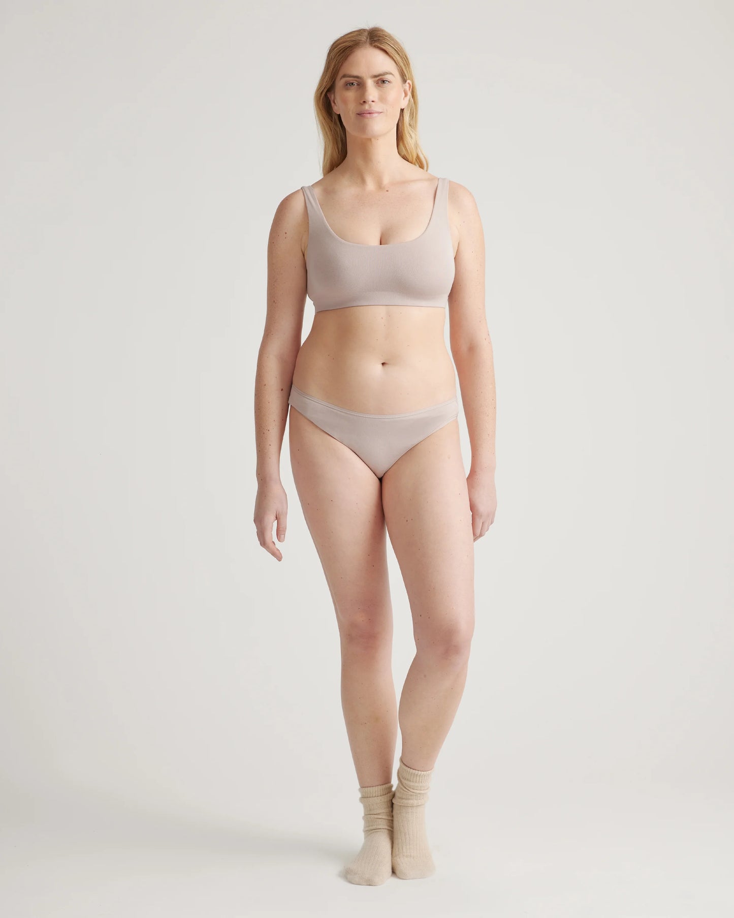 Organic Cotton Bikini (6-pack) - XS / Mink