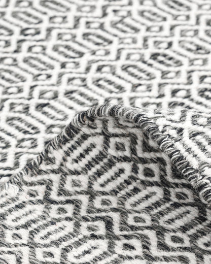 Vale Handwoven Wool Rug - 5' x 8' / Blue