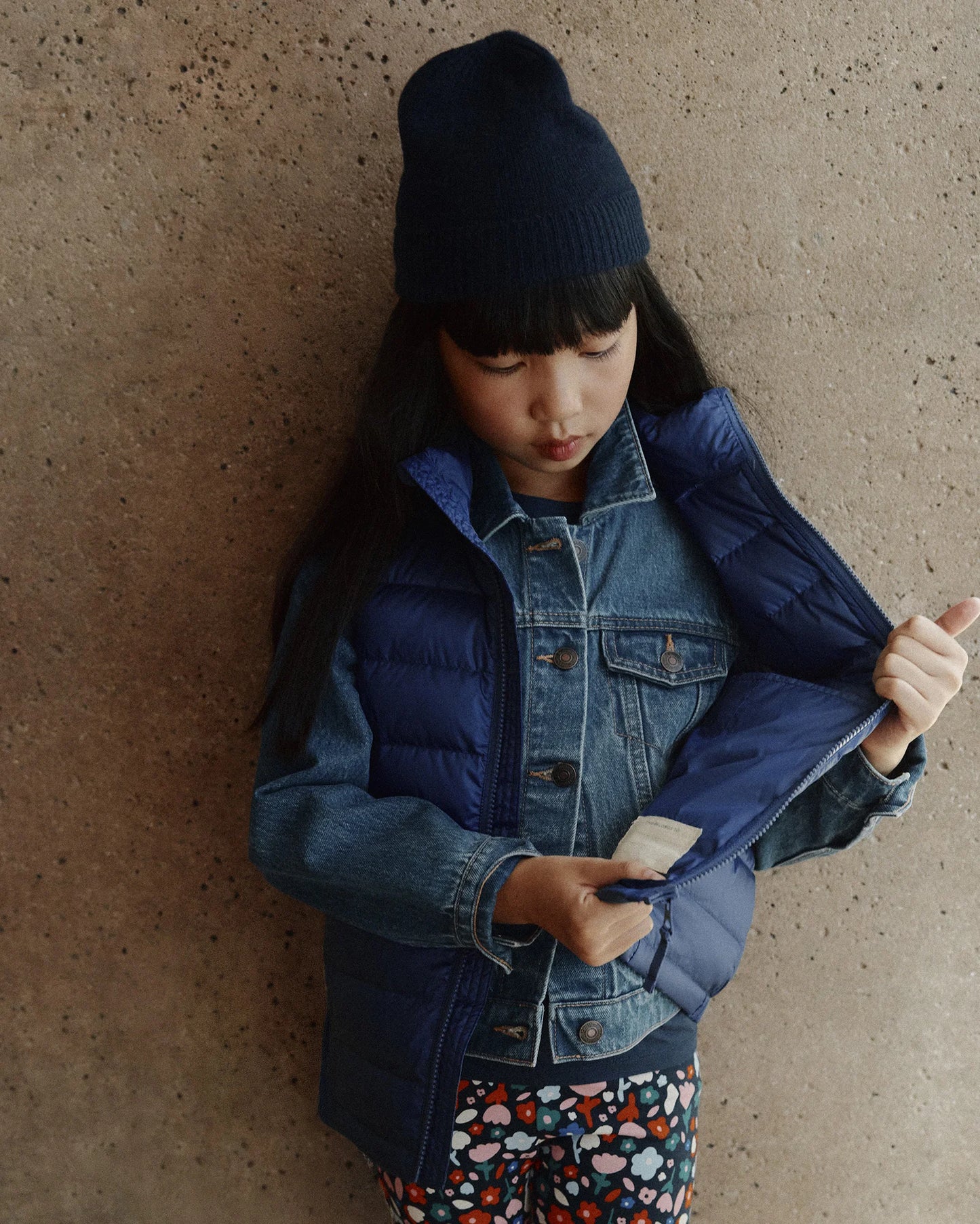 Lightweight Down Puffer Vest - 6 / Blue Colorblock