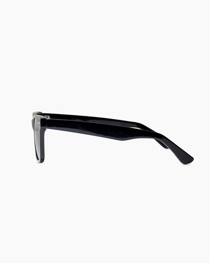 Walker Polarized Acetate Sunglasses - One Size / Clear Slate with Grey lens