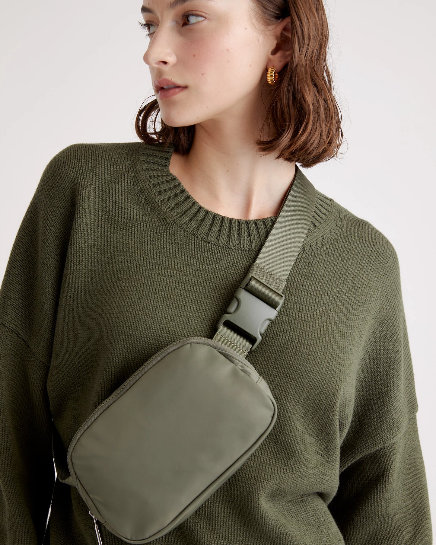 Revive Nylon Belt Bag - One Size / Olive