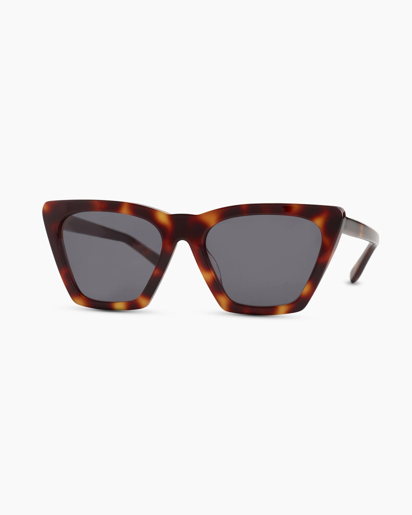 Andy Polarized Acetate Sunglasses - One Size / Black with Grey lens