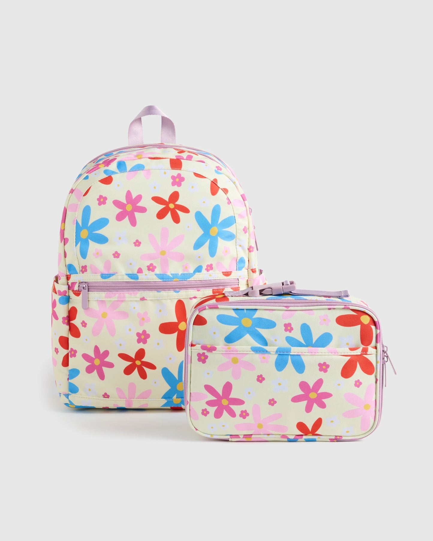 Recycled Double Pocket Backpack - One Size / Rainbow Clouds