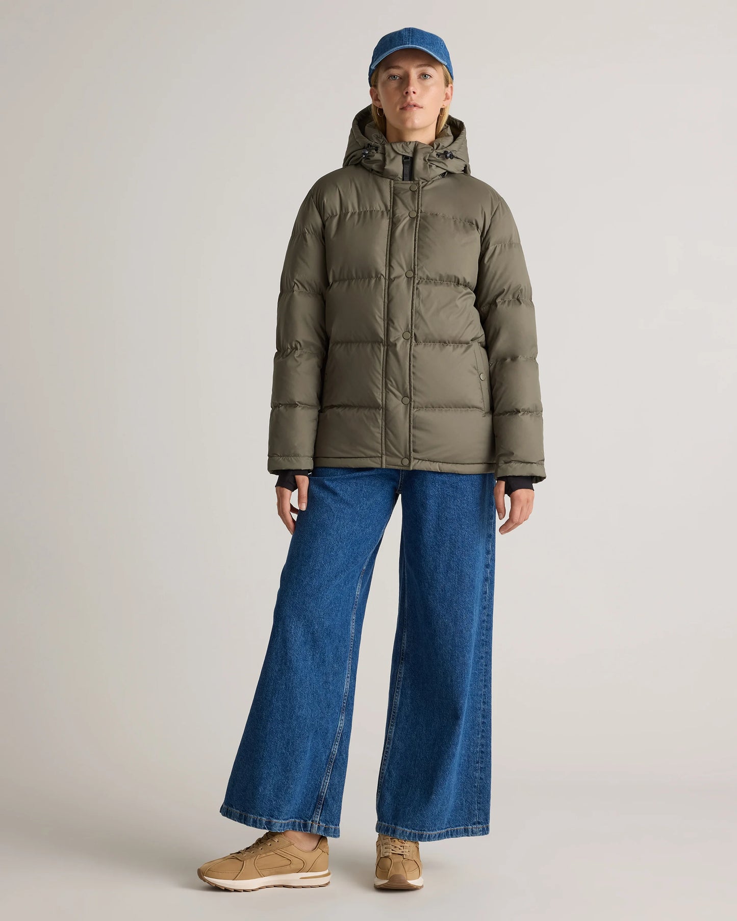 Responsible Down Puffer Jacket - XS / Sea Spray Green