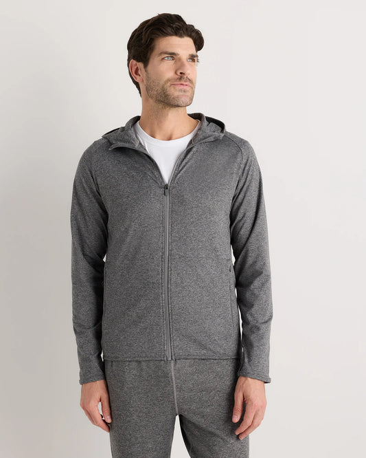 Flowknit Performance Zip Hoodie - S / Heather Grey