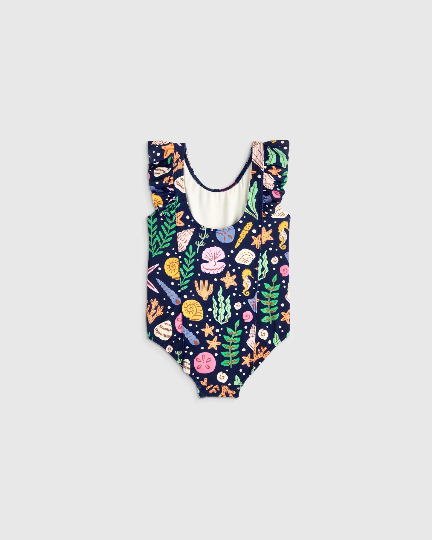 Ruffle One Piece Swimsuit - 2T / Soft Ditsy Floral