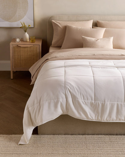 Bamboo Comforter - Twin / Soft Pink