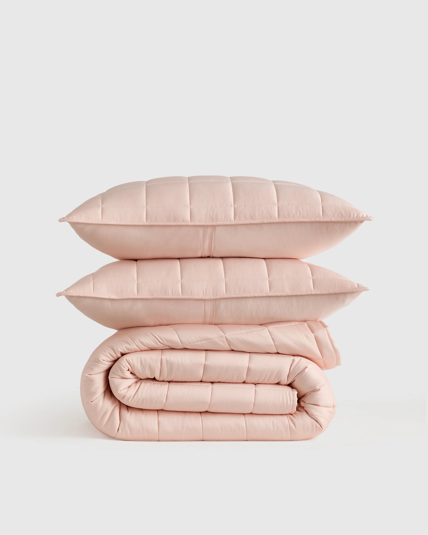 Bamboo Box Quilt Set - Twin / Sage