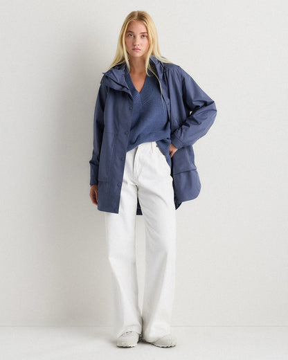 Weather Proof Oversized Rain Jacket - XS / Tea Green
