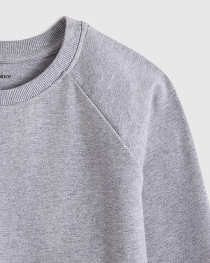 Organic Cotton French Terry Crew Neck Sweatshirt - 6 / Heart Graphic