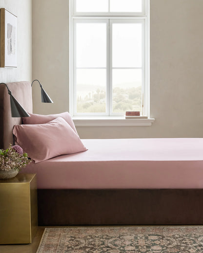 Bamboo Fitted Sheet Set - Twin / Sand