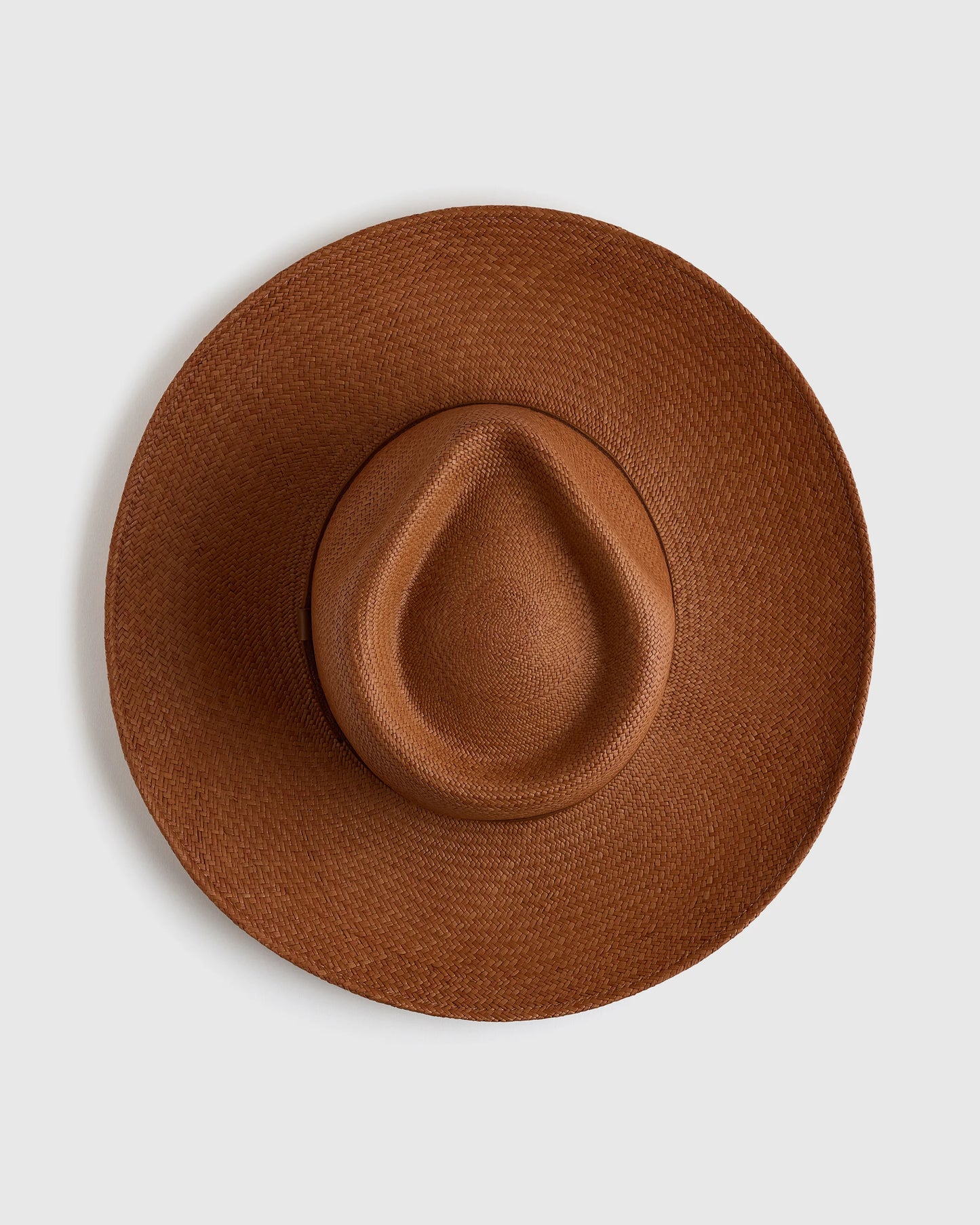 Toquilla Straw Wide Brim Panama Hat - S / Natural
