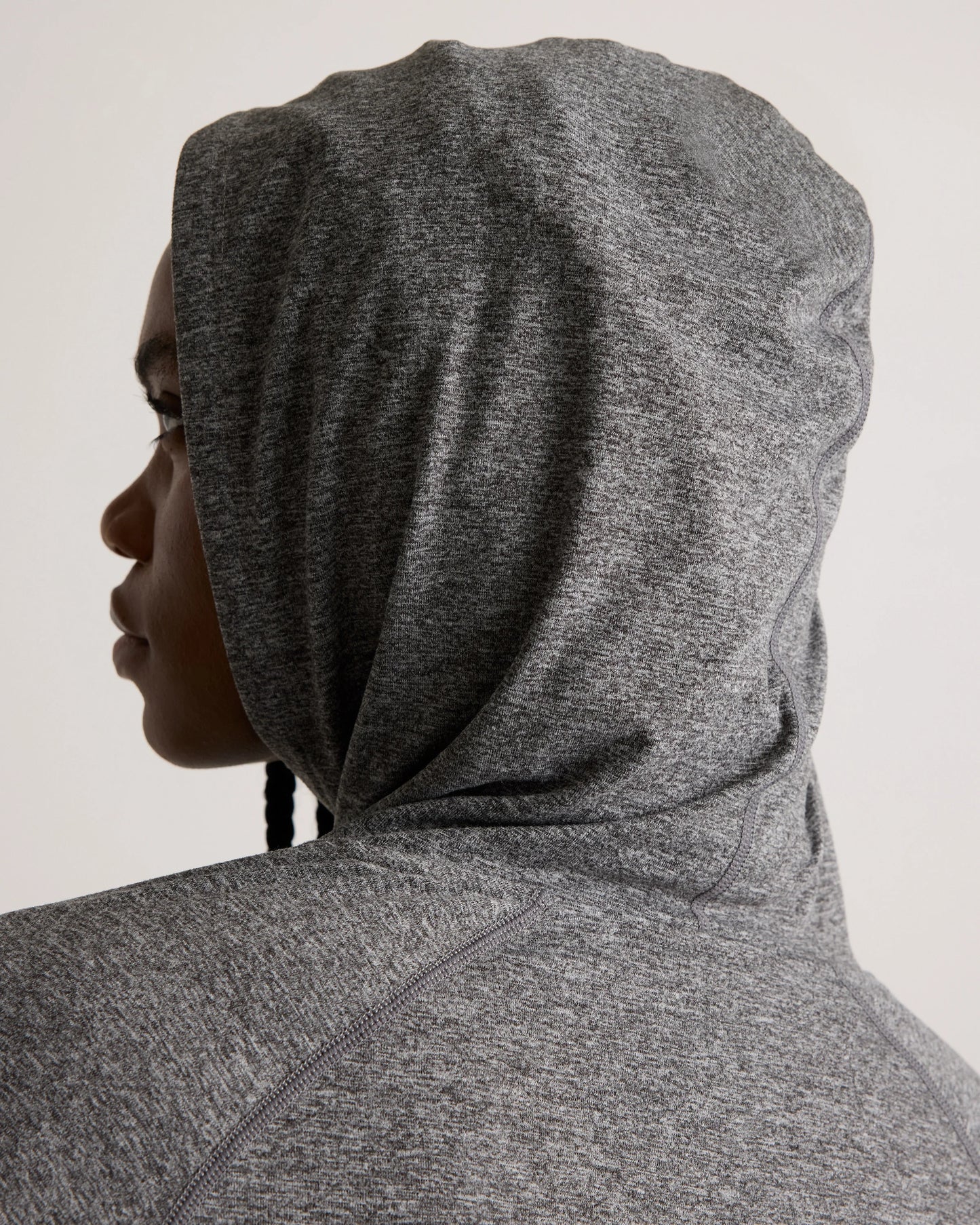 Flowknit Pullover Hoodie - XS / Heather Navy