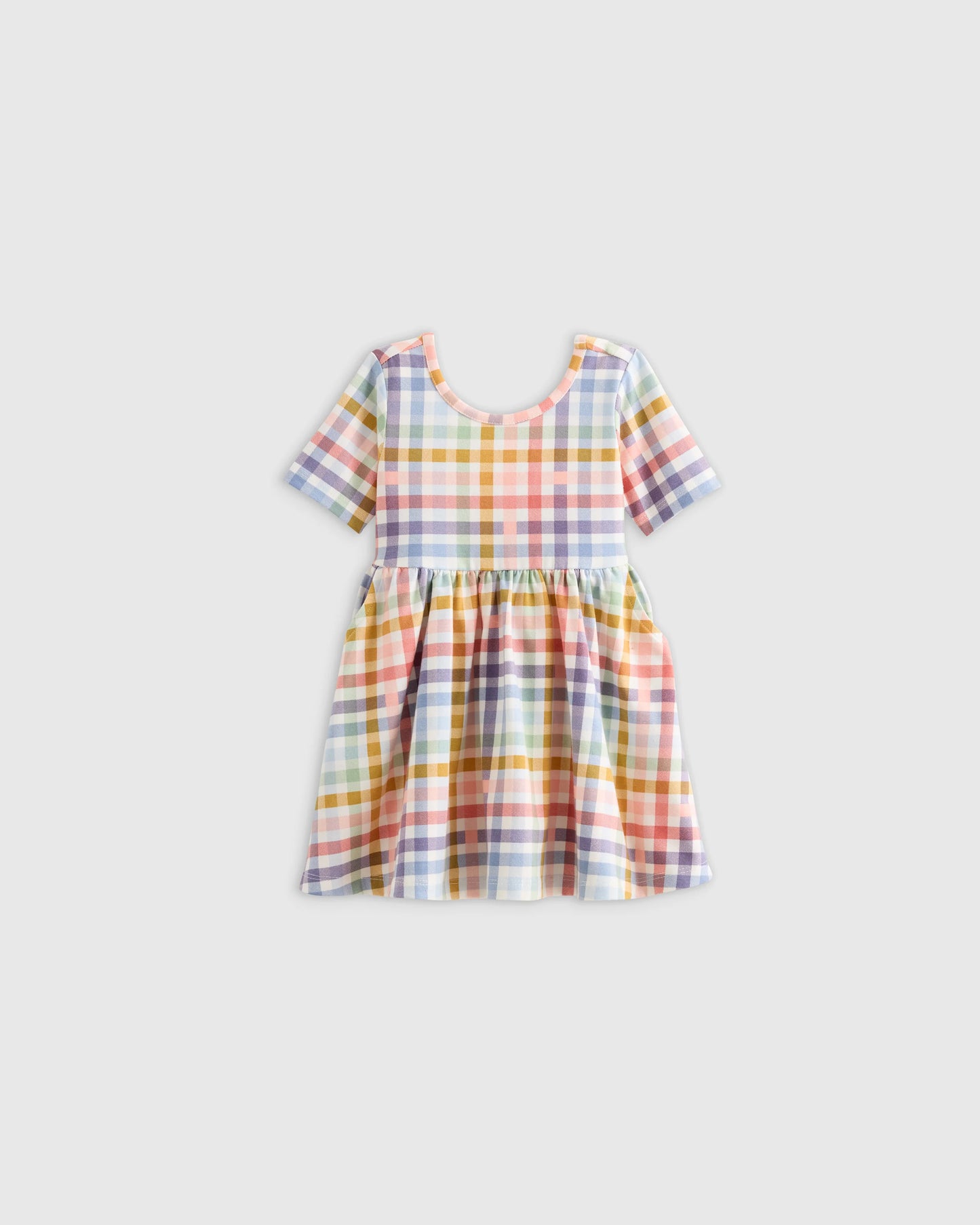 Organic Cotton Skater Dress - 3-6M / Animal Print